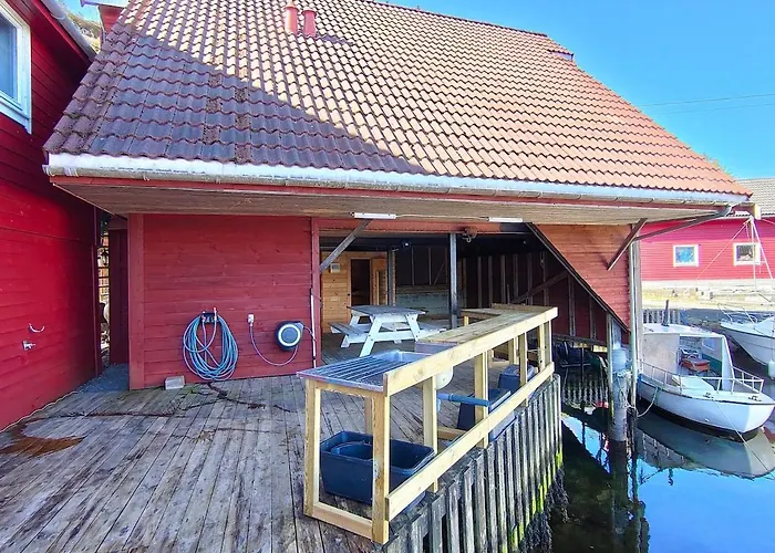 Cozy House With Boat Dock, Sauna - Fjordtid *